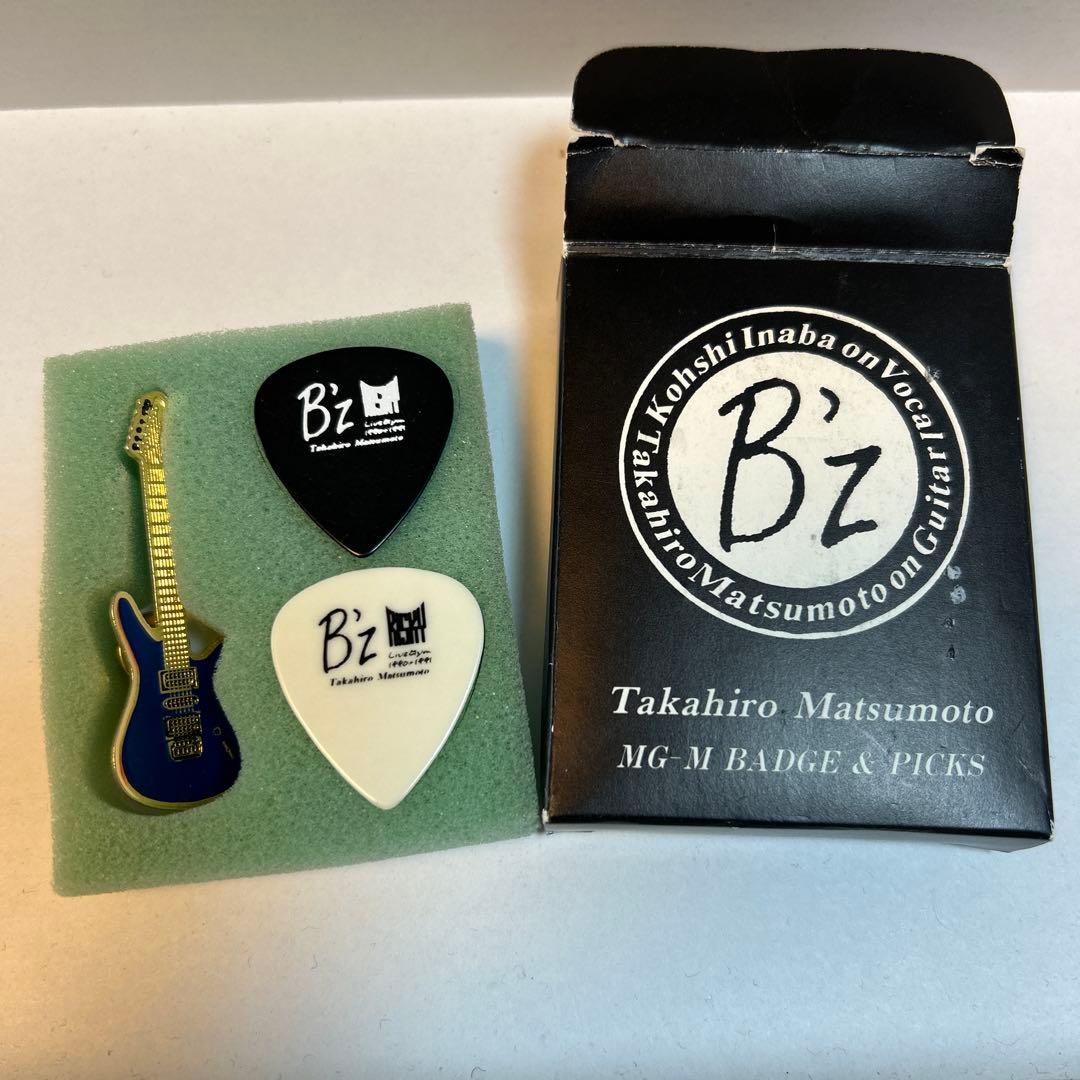 B'z ギターピックとバッジセット