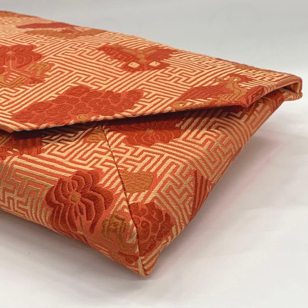 【数寄屋袋2    特選上　さや型鳳凰】正絹