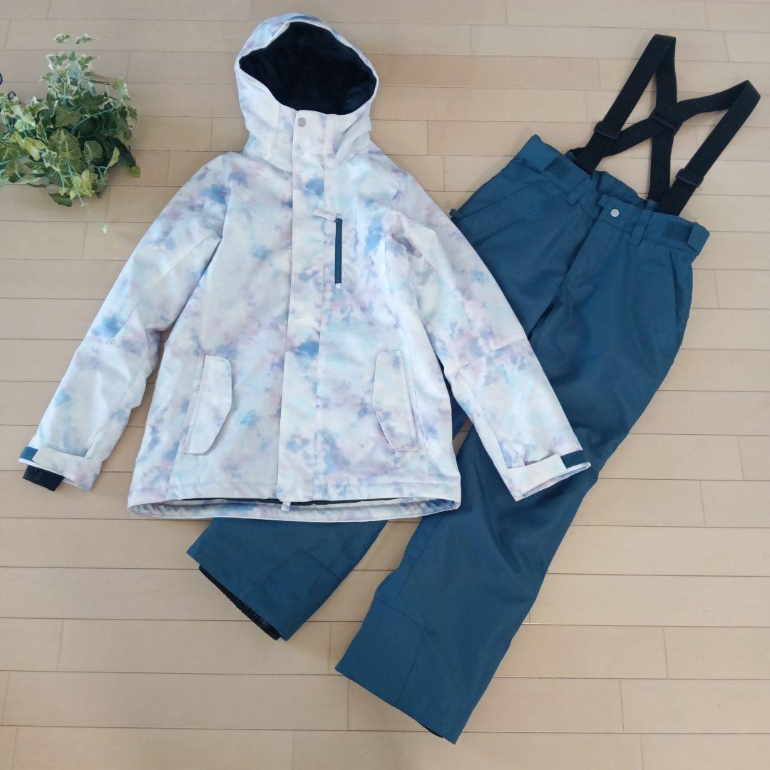 美品■エアボーンARBNレディーススキーウエア上下セットSラベンダー