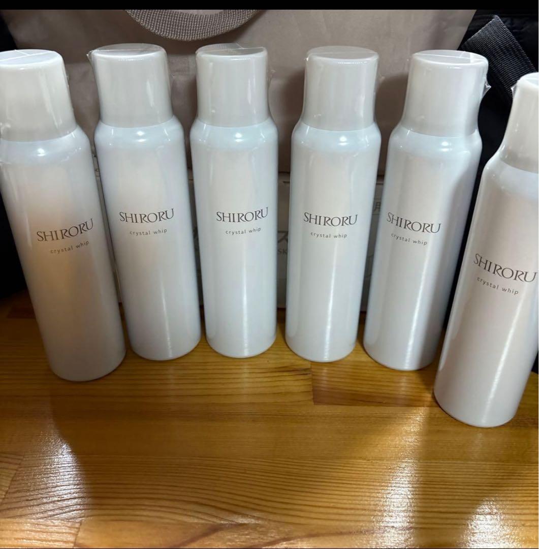[新品]　SHIRORU クリスタルホイップ　洗顔料120g✖️6本セット