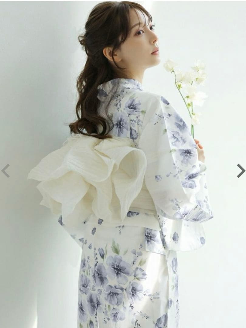 Dita 浴衣 2025 水彩の雪月花(凉)
