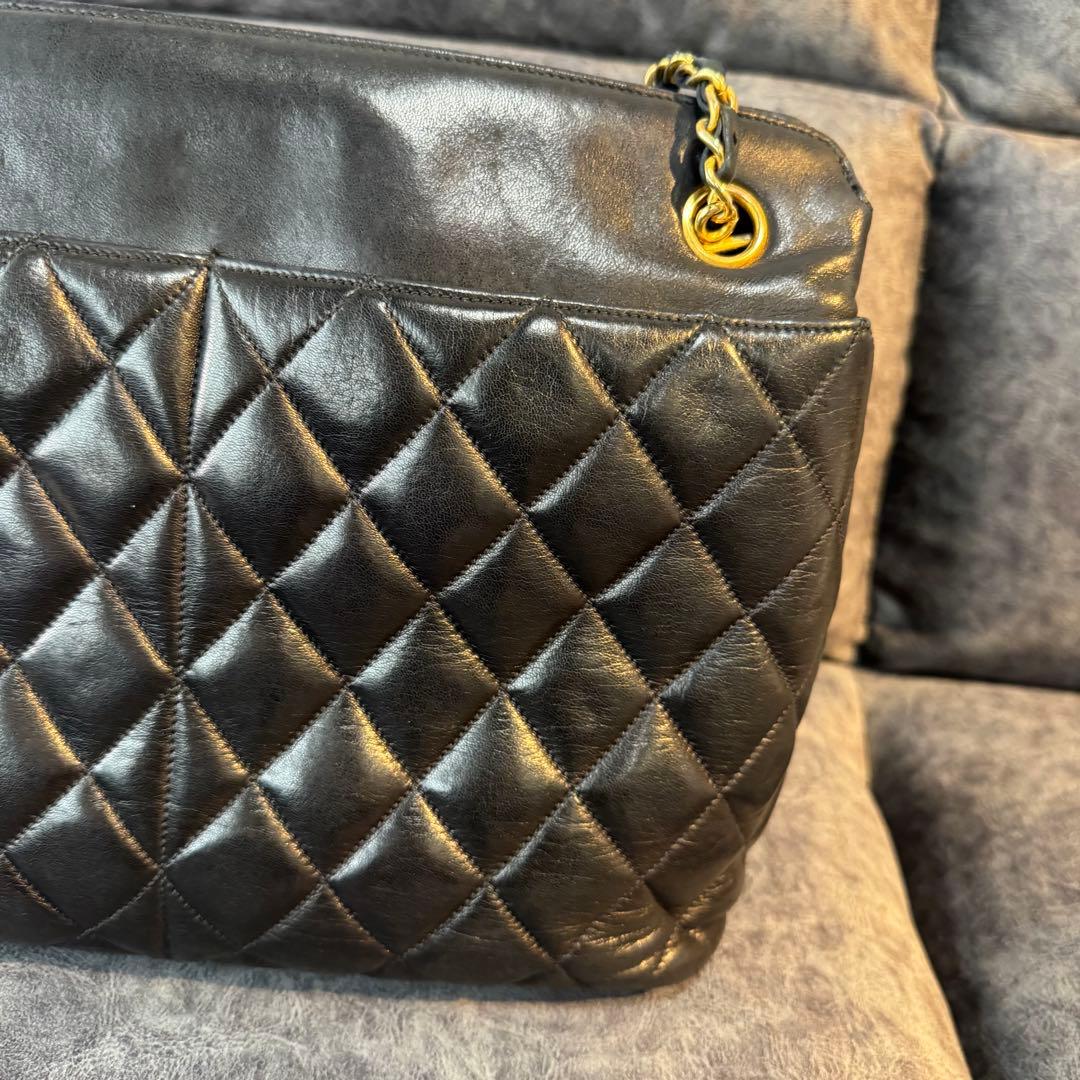 シャネル CHANEL マトラッセ チェーントートバッグ ココマークチャーム