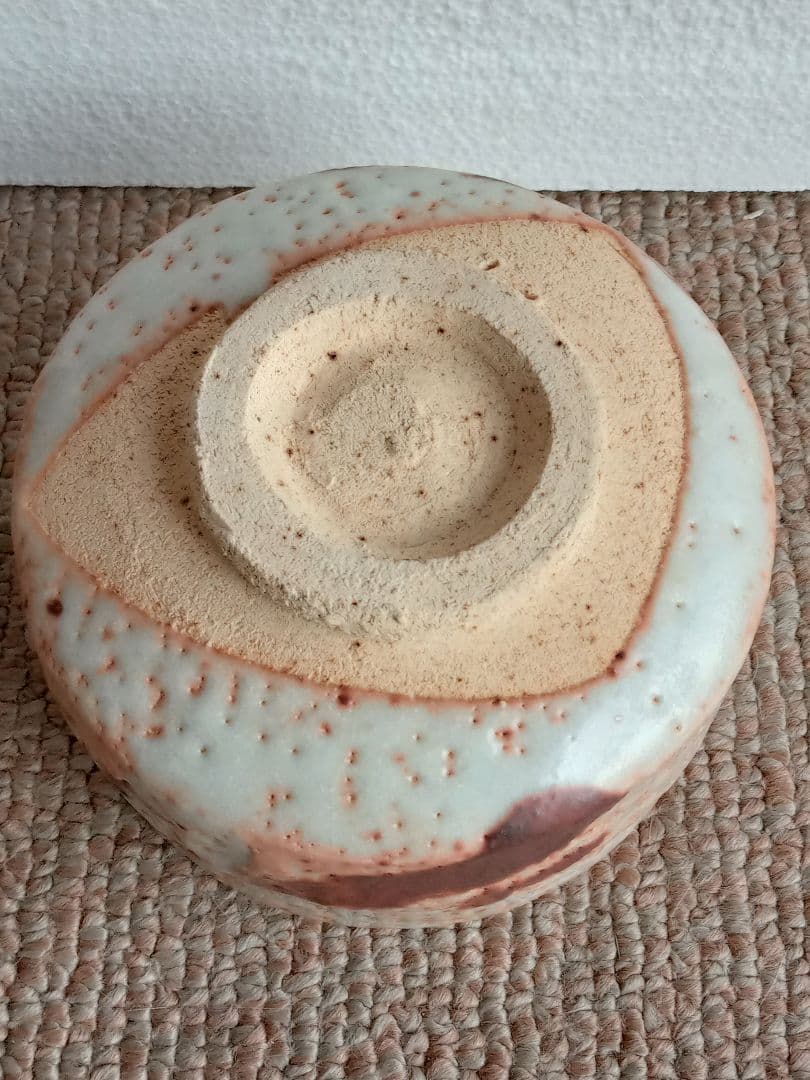 茶道具　樋口統三　志野茶碗　御嵩町重要文化財