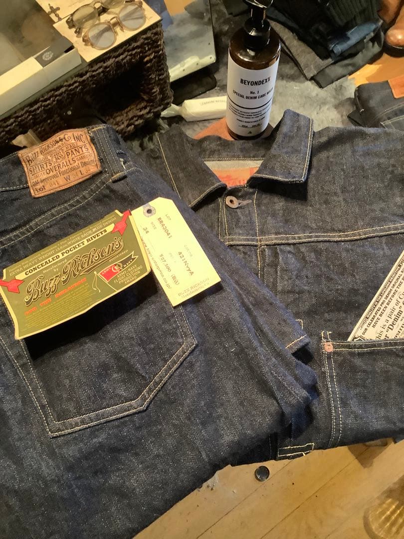 バズリクソンズ 対戦モデル デニム3 4&ノーブランド対戦モデル1stセット