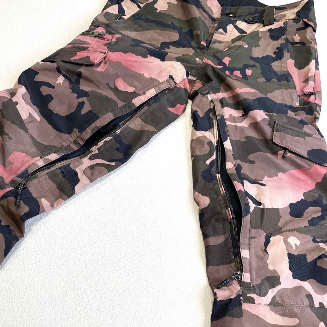 6671 ボルコム　パンツ　迷彩柄　ゴアテックス　カモフラ　スノボ　レディース