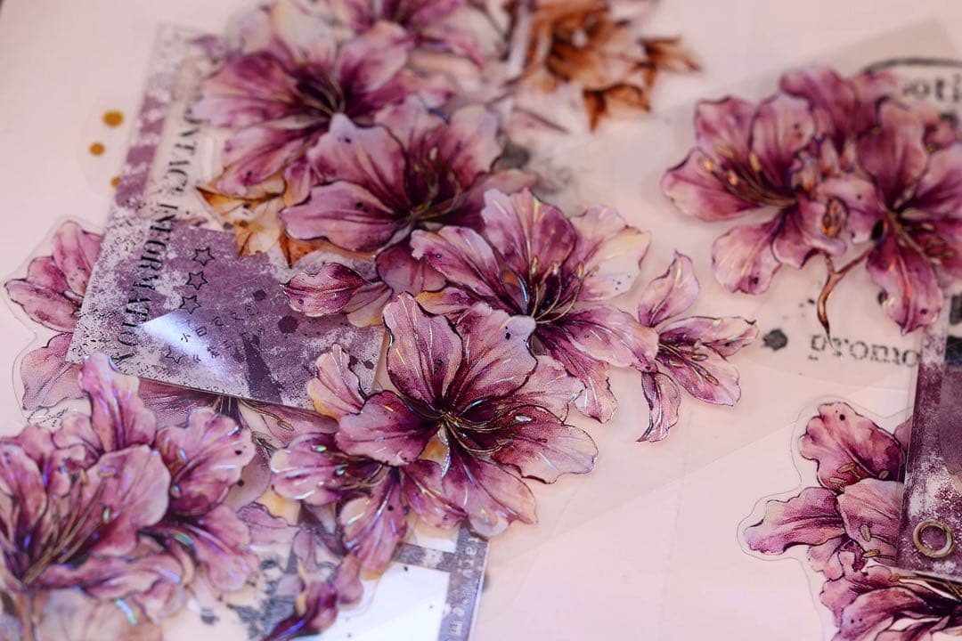 ⭐️SALE⭐️小白家文創《紫荆花》海外マスキングテープ　マステ 【2511】