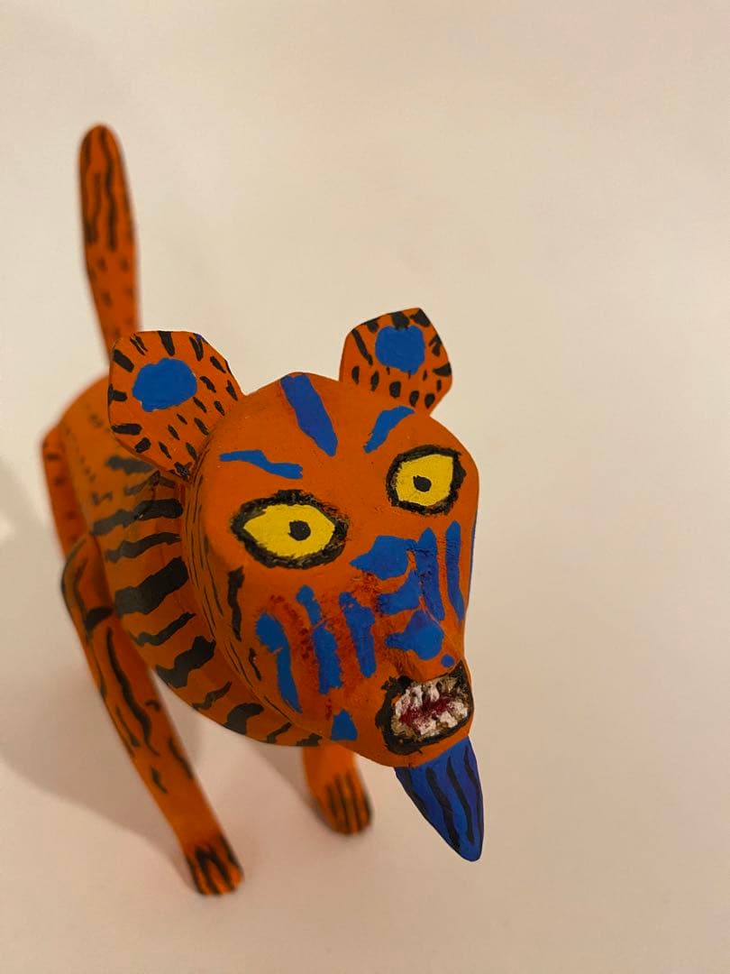 メキシコ工芸品　メキシカンクラフトアート　木彫り人形