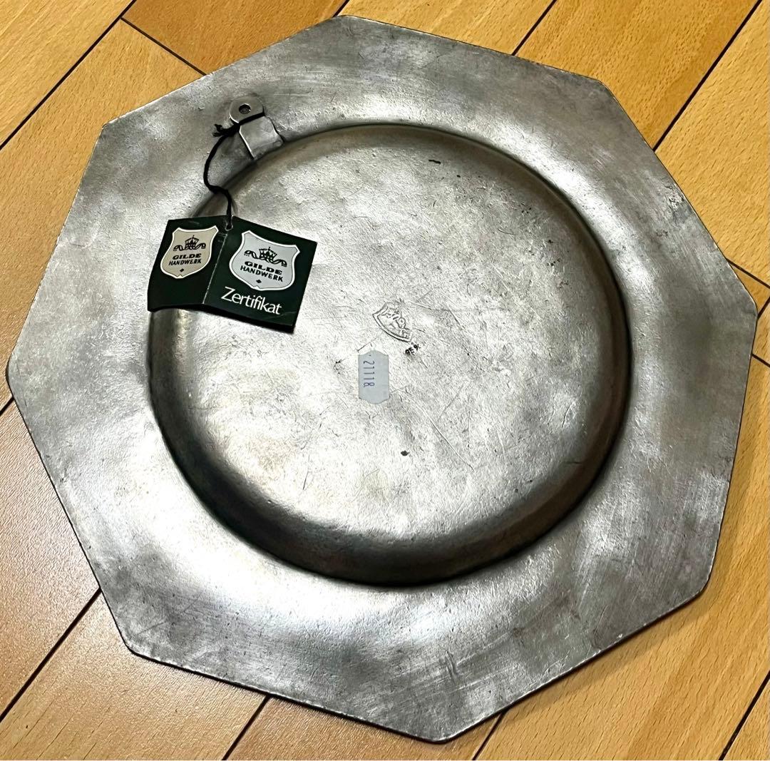 ドイツ製　アンティーク　壁掛皿