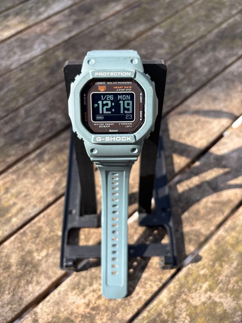 CASIO G-SHOCK DW-H5600 ブルー 充電器付き