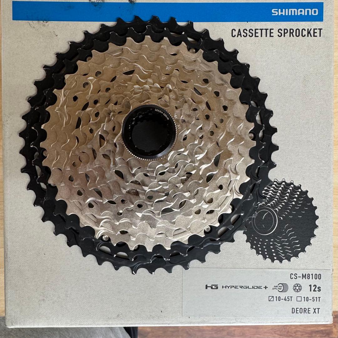 パーツ CS-M8100 10-45t 12s Shimano DEORE XT