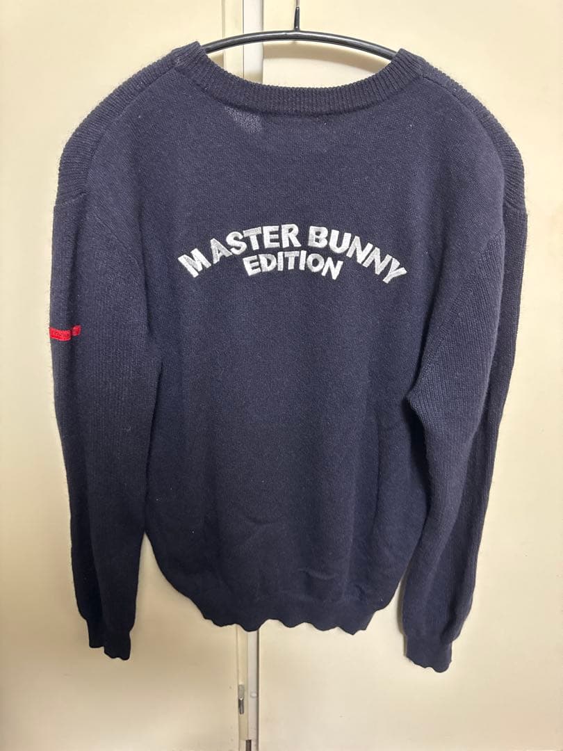 MASTER BUNNY EDITION ネイビー 100%カシミヤ