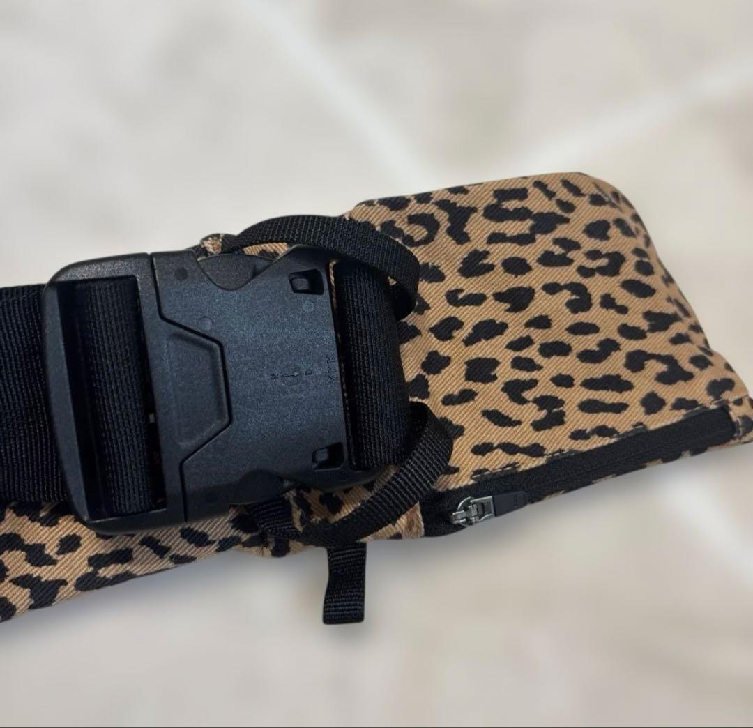 グスケット365プラス　ブラウンレオパード　ヒョウ柄デザイン　黄色