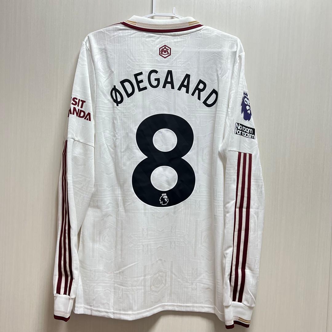 デ*ズ様 アーセナルFCユニフォームサード 25/26　ウーデゴール　長袖シャツ