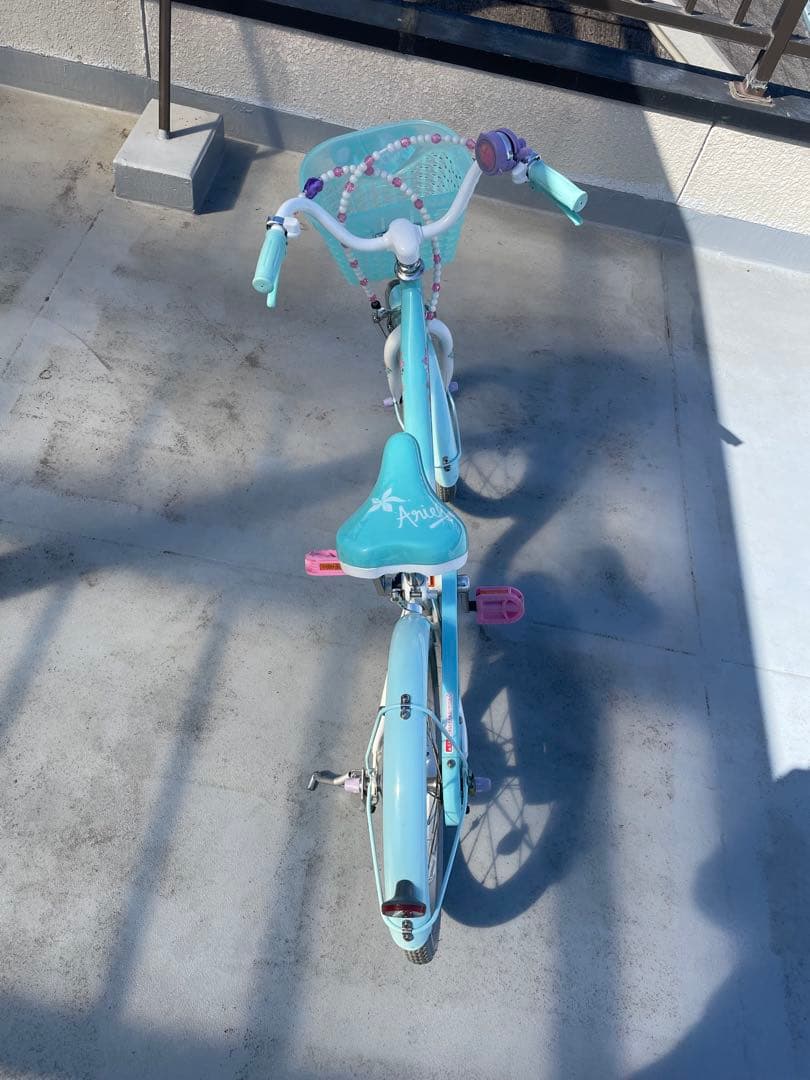 引き取り　アリエル　子供用自転車　18インチ　ディズニー　リトルマーメイド