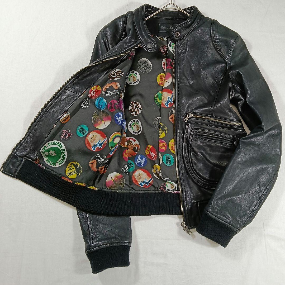 専用✨【山羊革】HYSTERIC GLAMOUR　シングルライダースジャケット