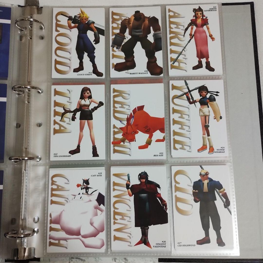 【初版】ファイナルファンタジーⅶ カードダス フルコンプリートセット マスターズ