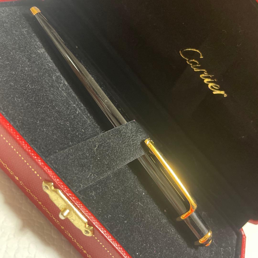 Cartier ディアブロボールペン黒✖️ゴールド