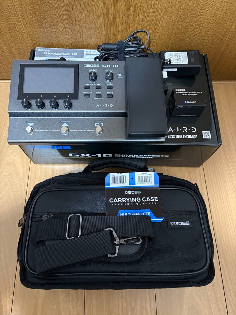 中古美品 BOSS GX-10 BT-DUAL キャリングケース付 ケース訳あり