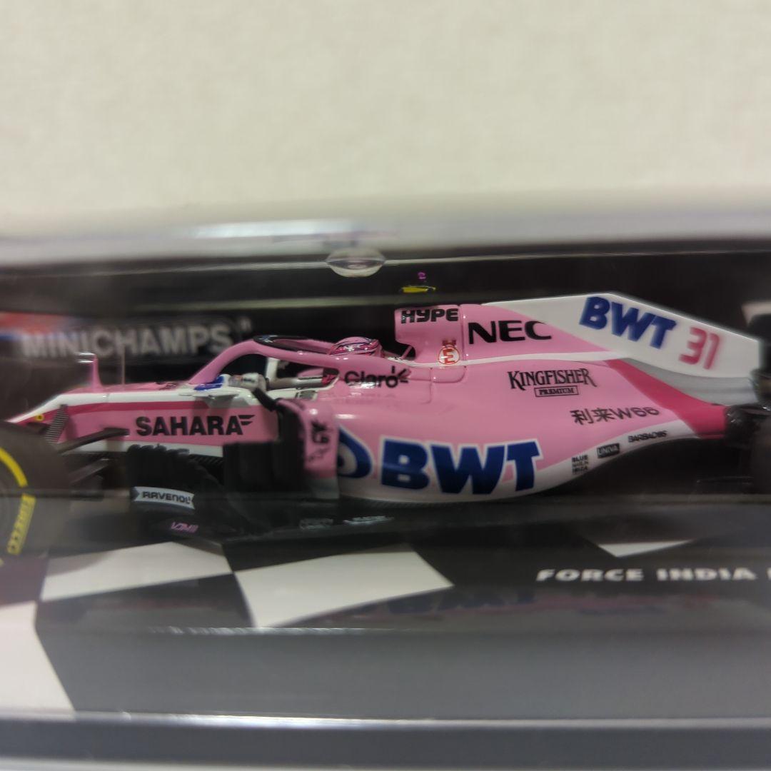 g*7様 ミニチャンプス1/43Ｆ１2018年フォースインディア