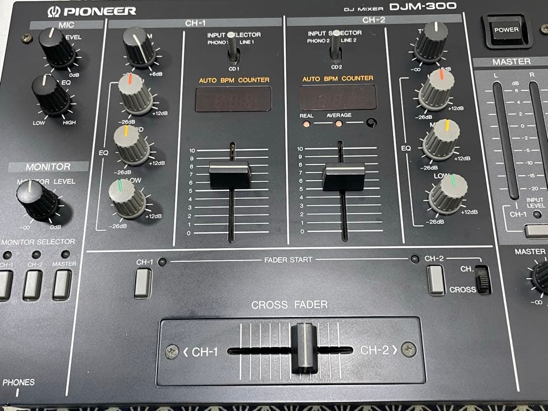 pioneer dj パイオニア　DJM-300 ブラック　フェーダーメンテナン