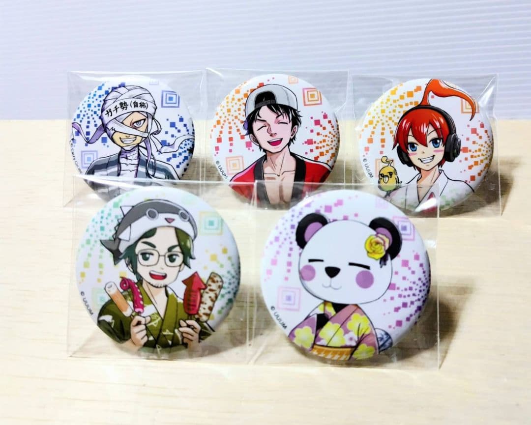 アツクラ夏祭り ランダム缶バッチB