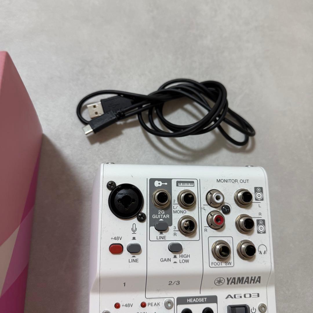 【美品】YAMAHA AG03 MK2 USBオーディオインターフェース