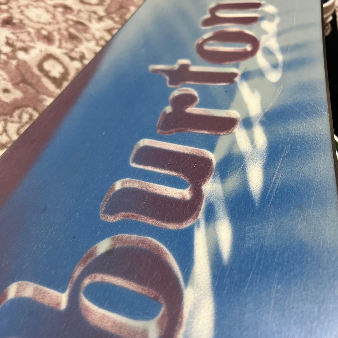 良品 BURTON 143cm バイン付 スノーボードセット 子供 レディース
