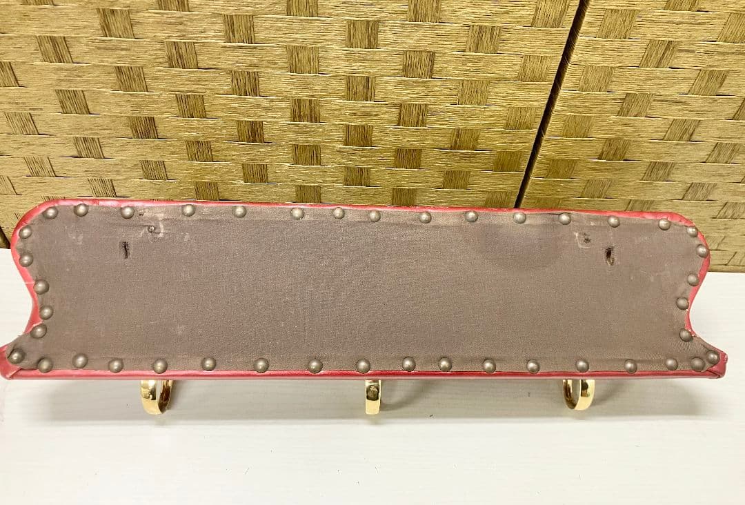 現状品 希少 バロッサバレンティ 壁掛けフック 馬 真鍮 3連フック