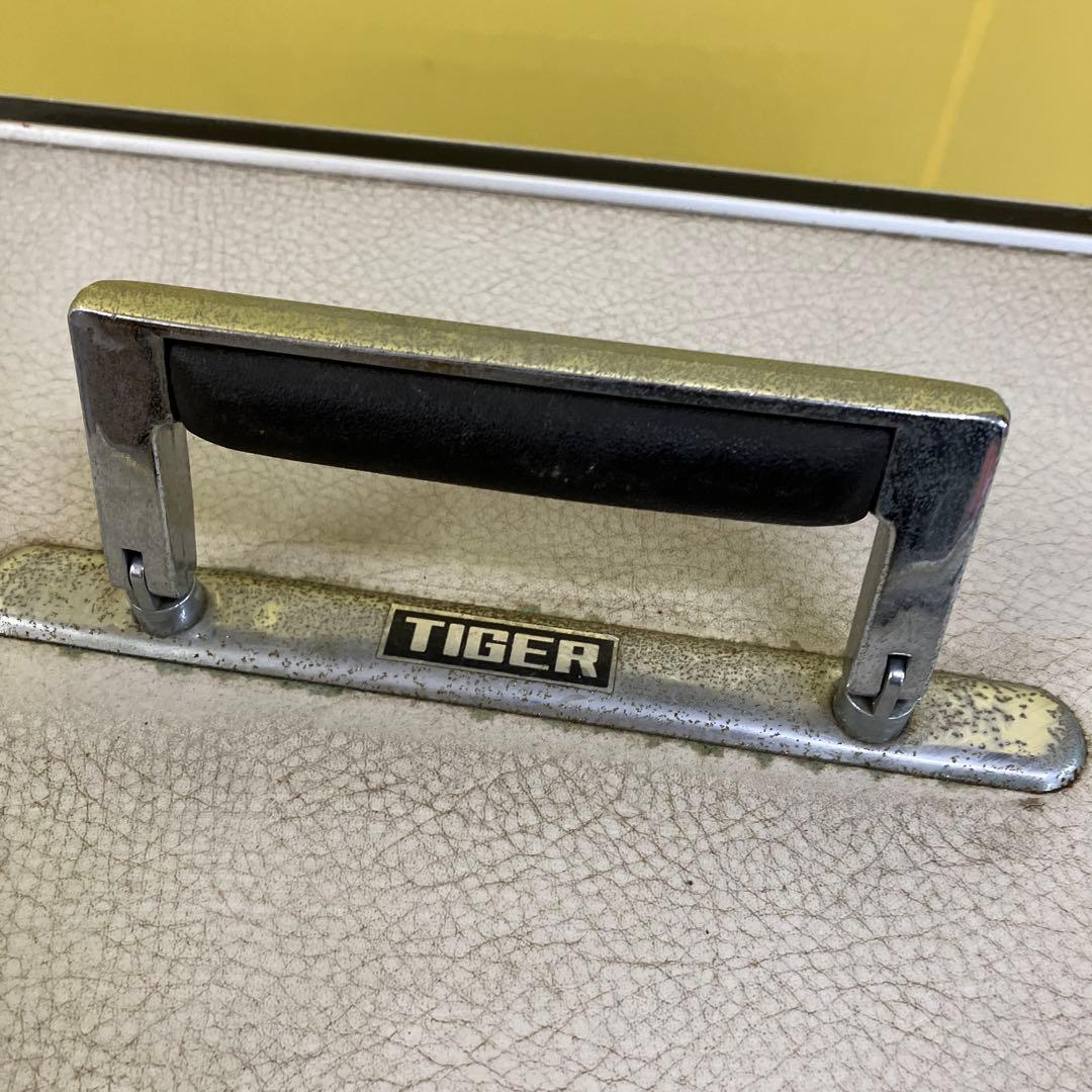 A-3 希少 昭和レトロ タイガー ドライブクーラー チェック柄 ボックス