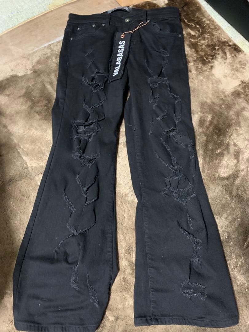 ヴァラバサス「オブリビアン」スタックドデニム 34 Y2K