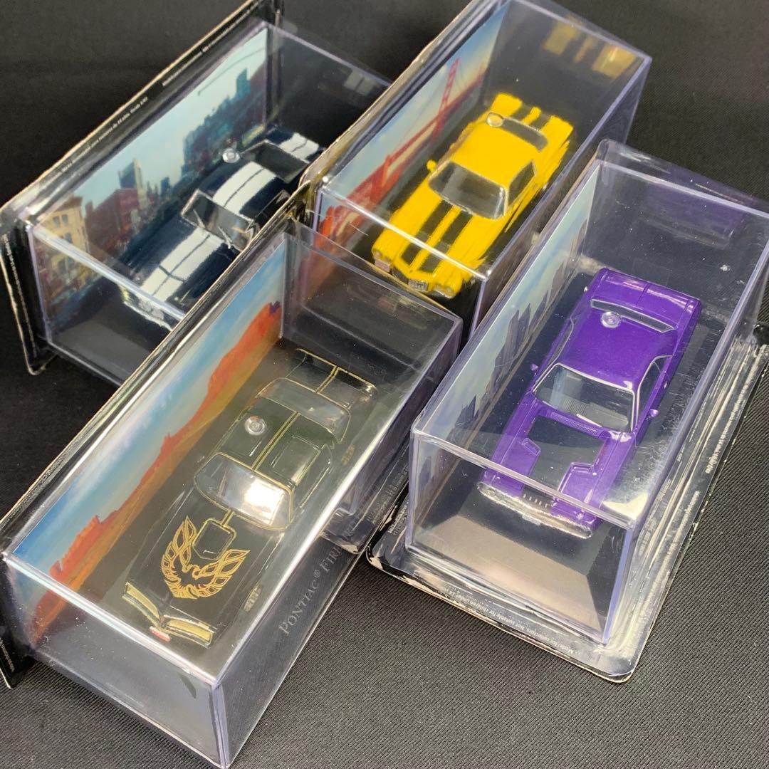 K831⭐︎ディアゴスティーニ カマロ ファイヤーバード 他 懐かしいアメ車4台