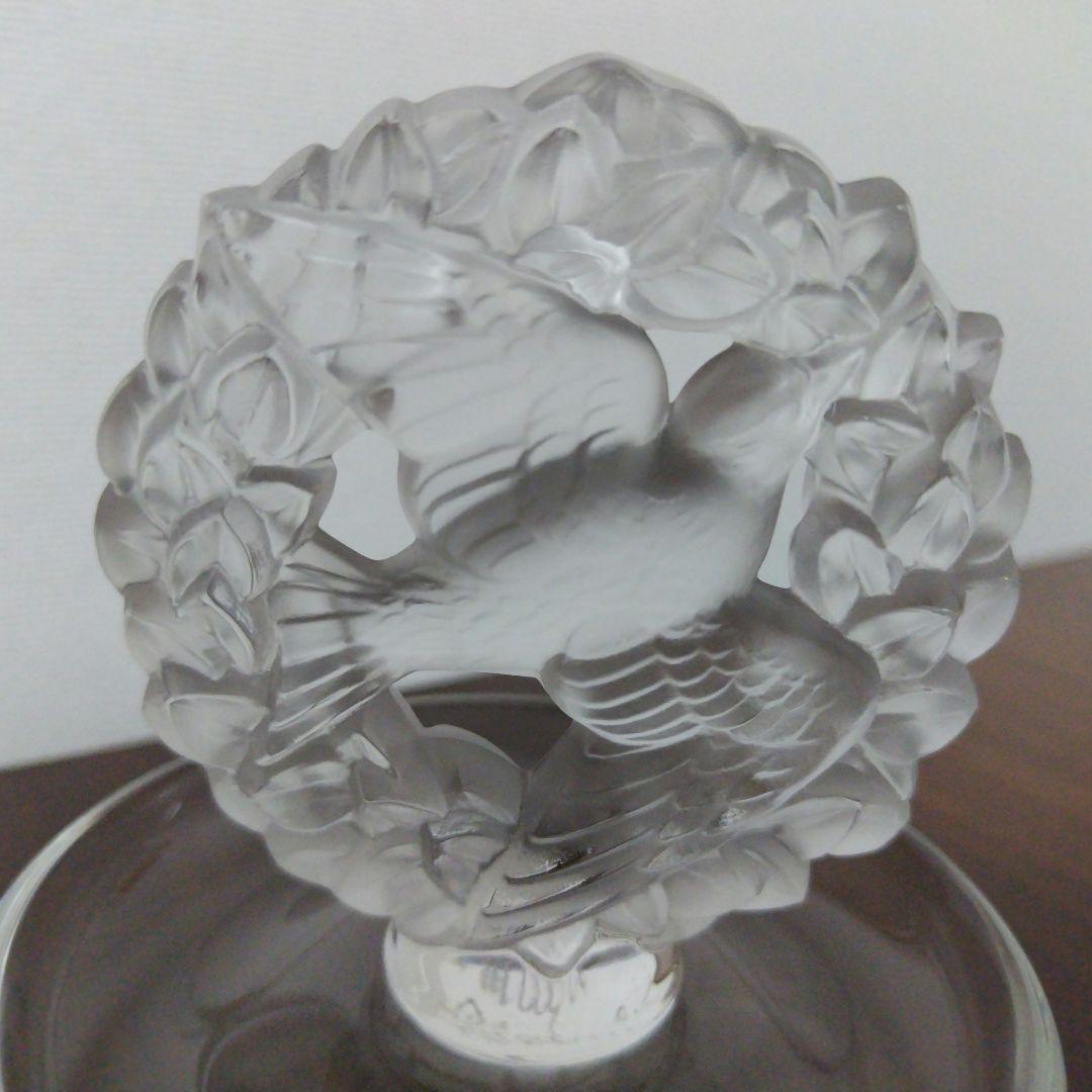 美品 ルネ・ラリック 小鳥リースデザイン ジュエリートレイ