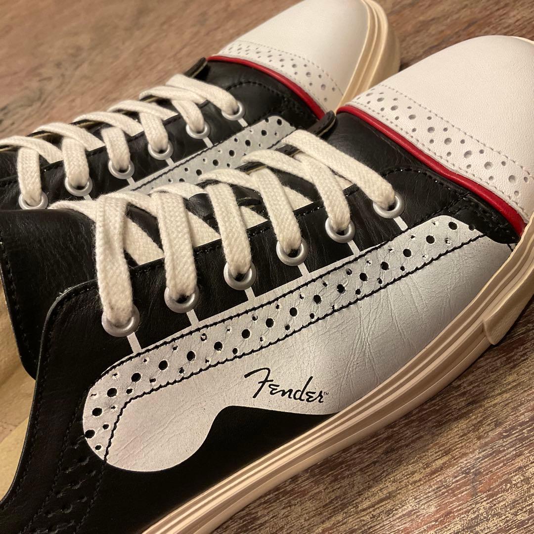 レア！フェンダー ×スピングルムーブ×タケオキクチ レザー スニーカー 26.5