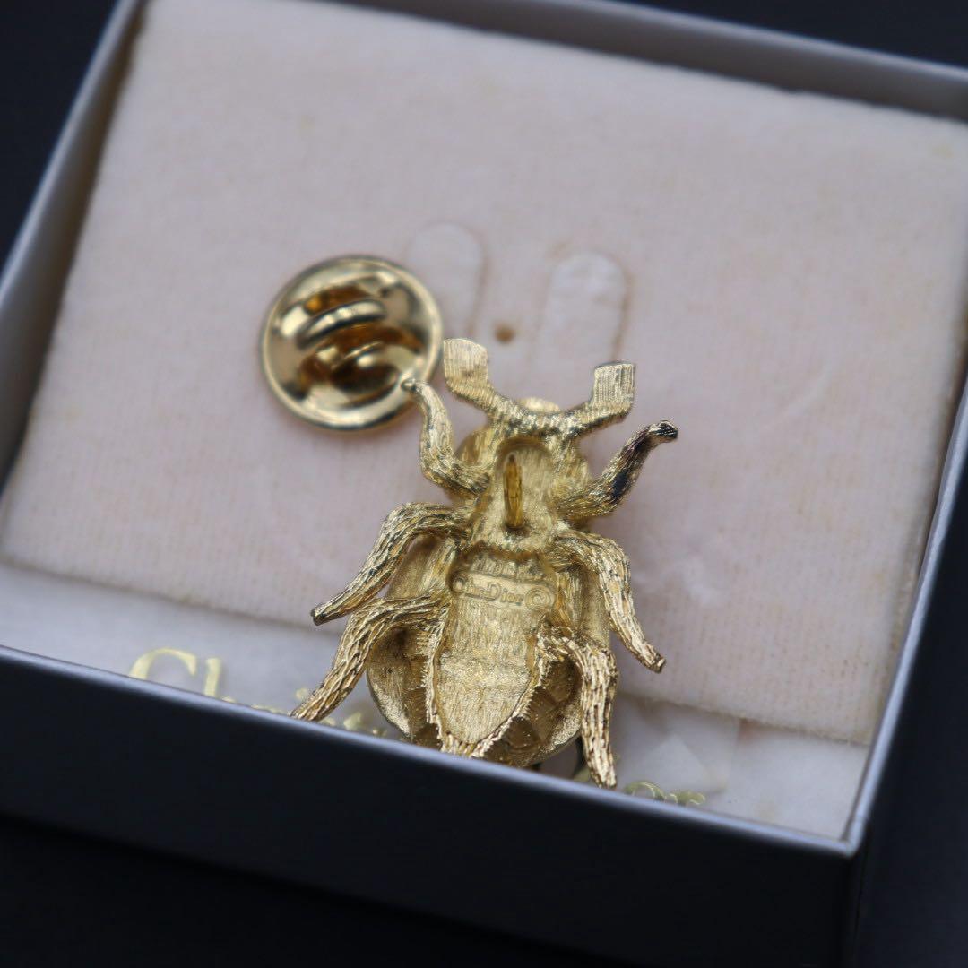 ディオール ブローチ 虫 モチーフ ヴィンテージ アクセサリー