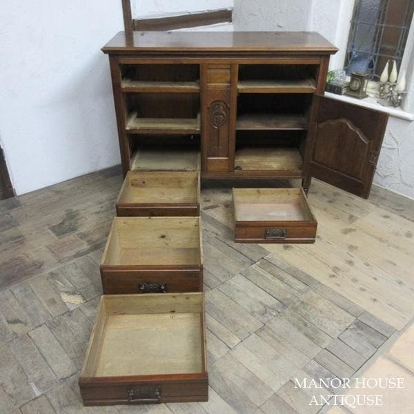 イギリス アンティーク 家具 サイドボード キャビネット 什器 英国 6345d