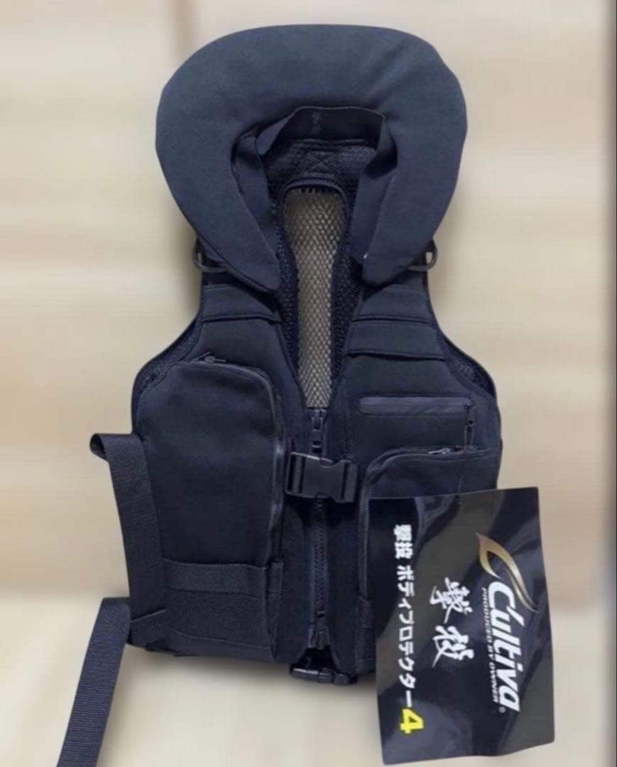 【カルティバ】 撃投ボディプロテクター4 ブラック