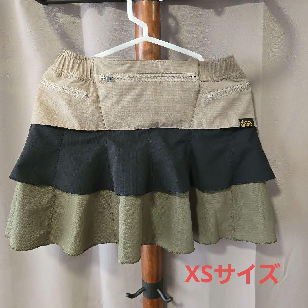 ranor CRAZY FRILLS SKIRT XS フリルランニングスカート