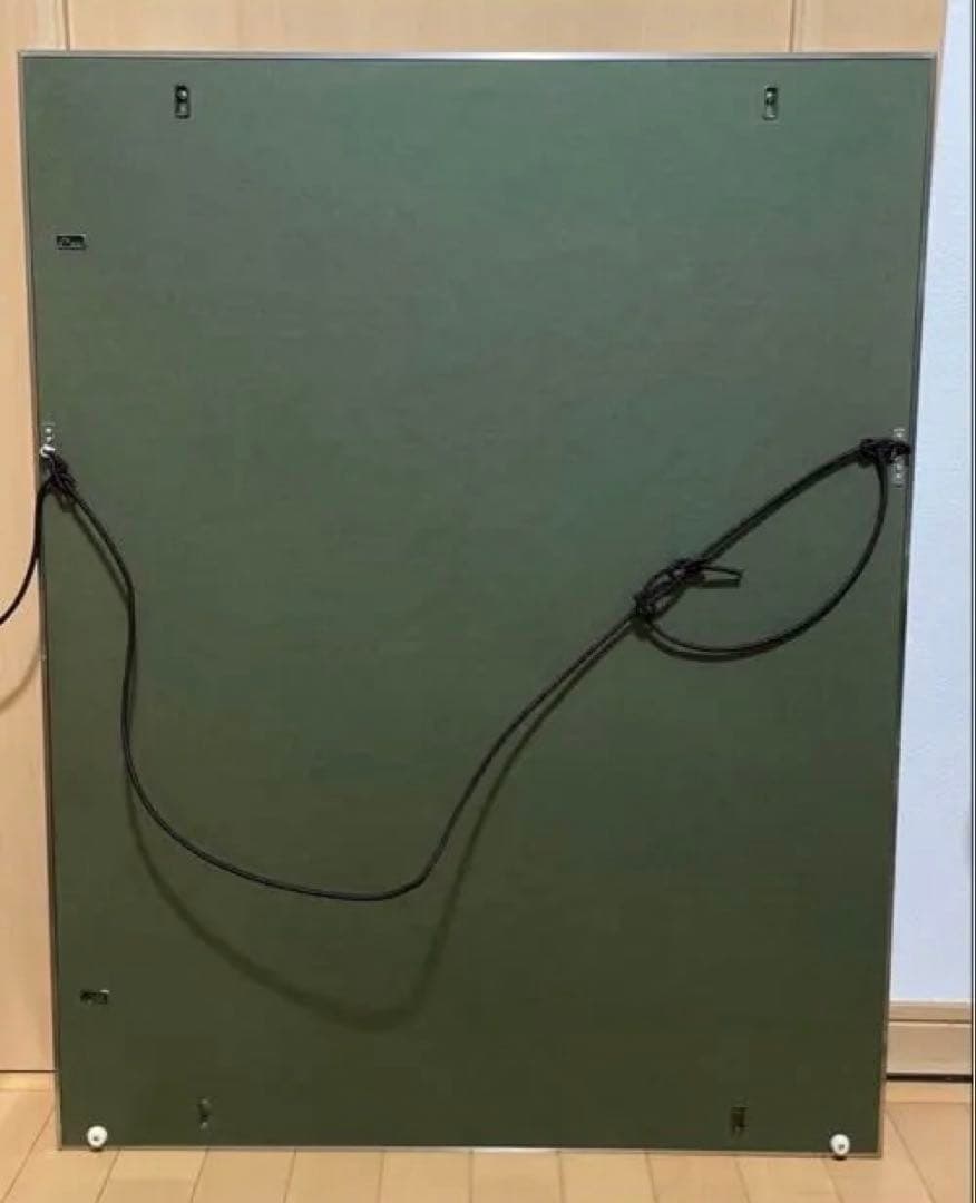 水彩画 ブリュッセル街並み シルバーフレーム　風景画