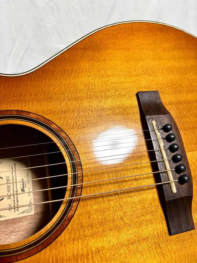 【新品弦張替済】HEADWAY アコースティックギター HC-630 TRV
