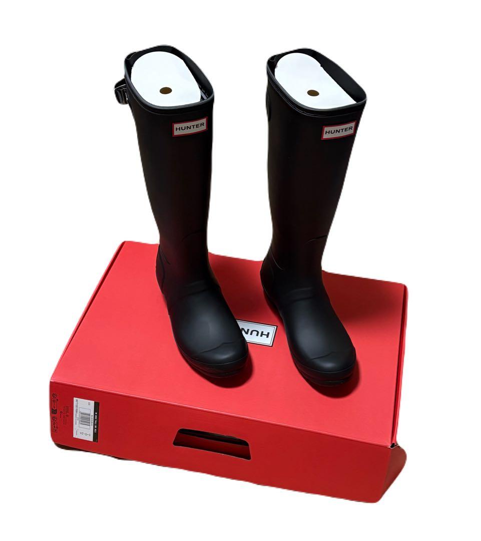 ハンターレインブーツ ORIGINAL WELLY　２４㎝未使用　擦れあり
