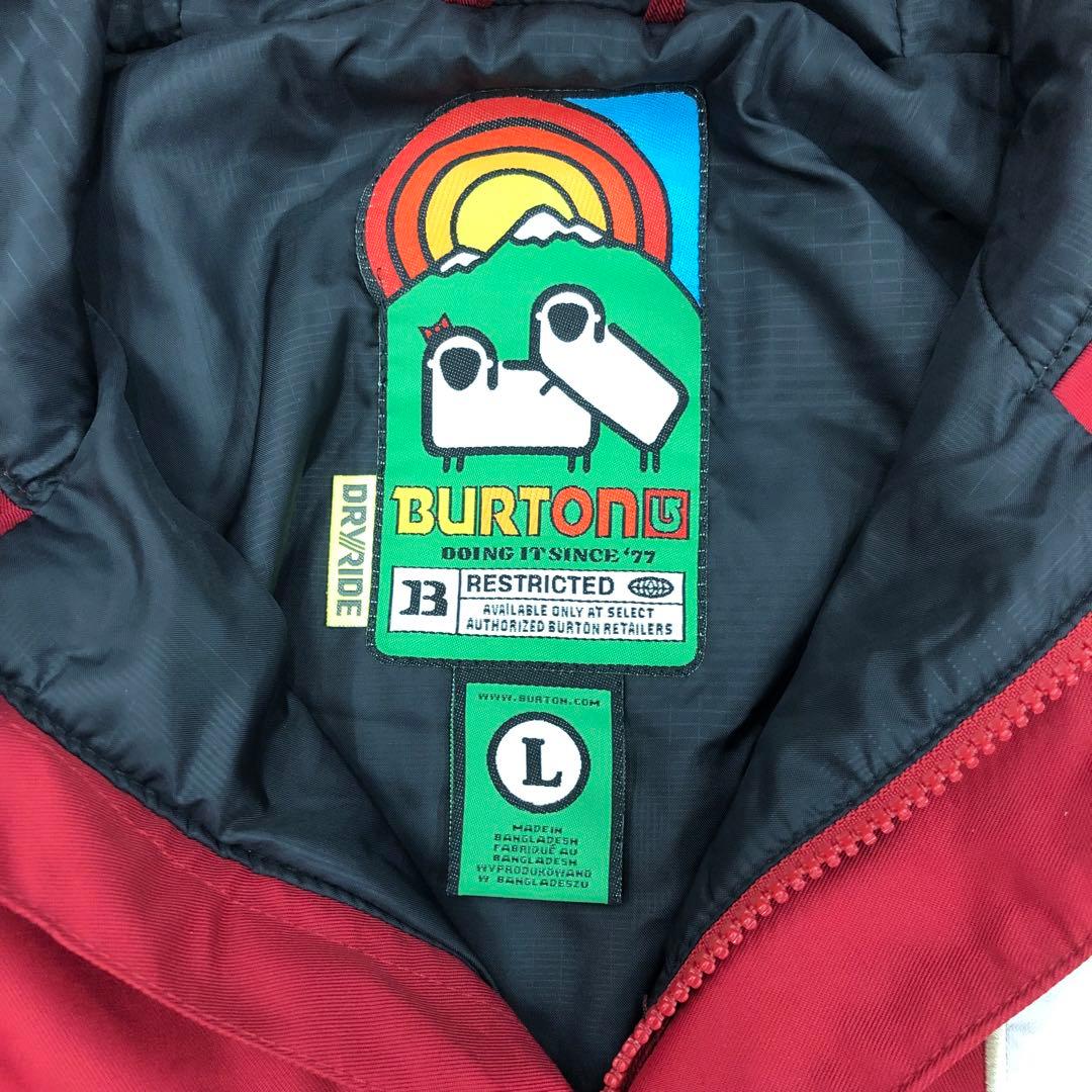 1517 新品タグ付き　バートン　スノボウェア　ジャケット　パーカー　赤　L