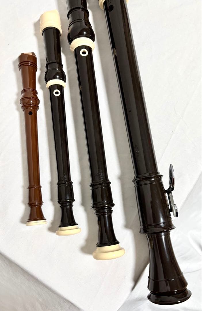 Aulos リコーダーセット 4本 日本製
