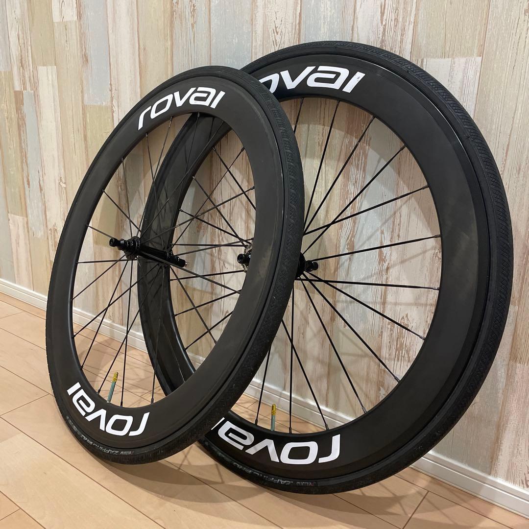 rovalステッカーカーボンホイールおまけとクイックスプロケ付き