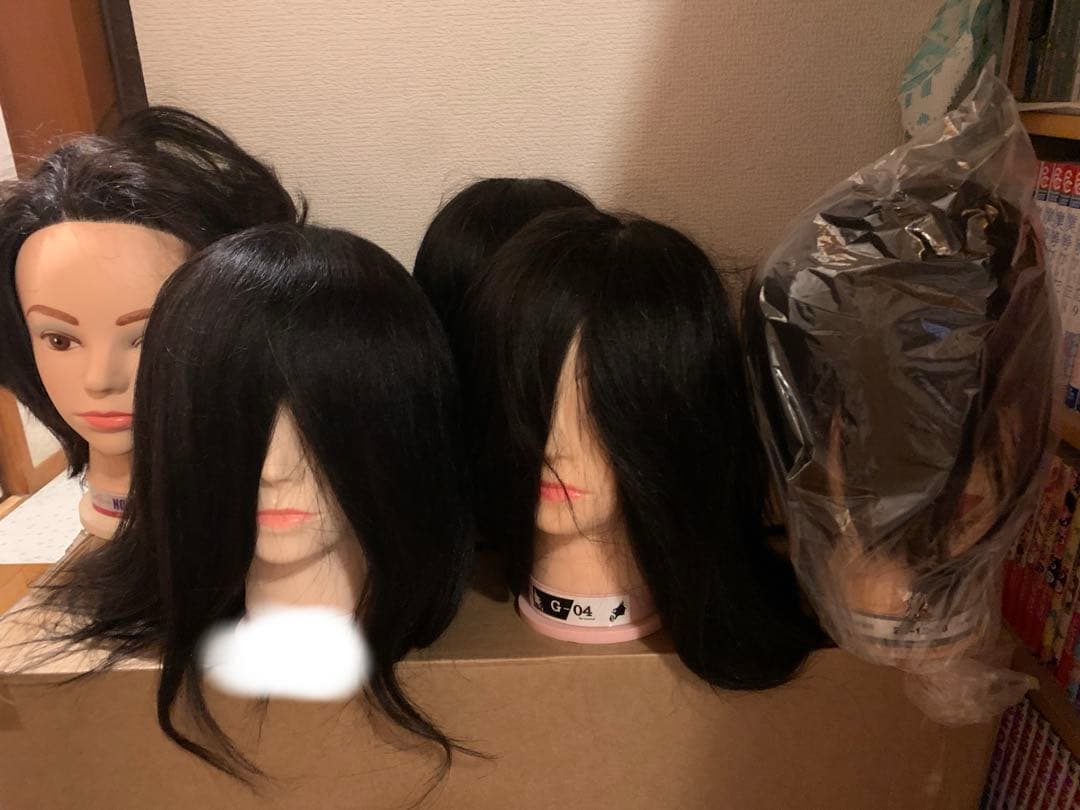 美容師、ウィッグ5個セット、国家試験