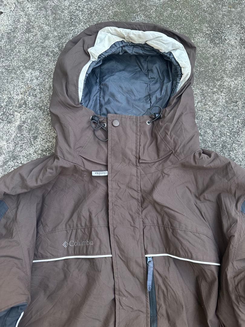 00s Columbia mountain jacket 茶色 テック系 y2k