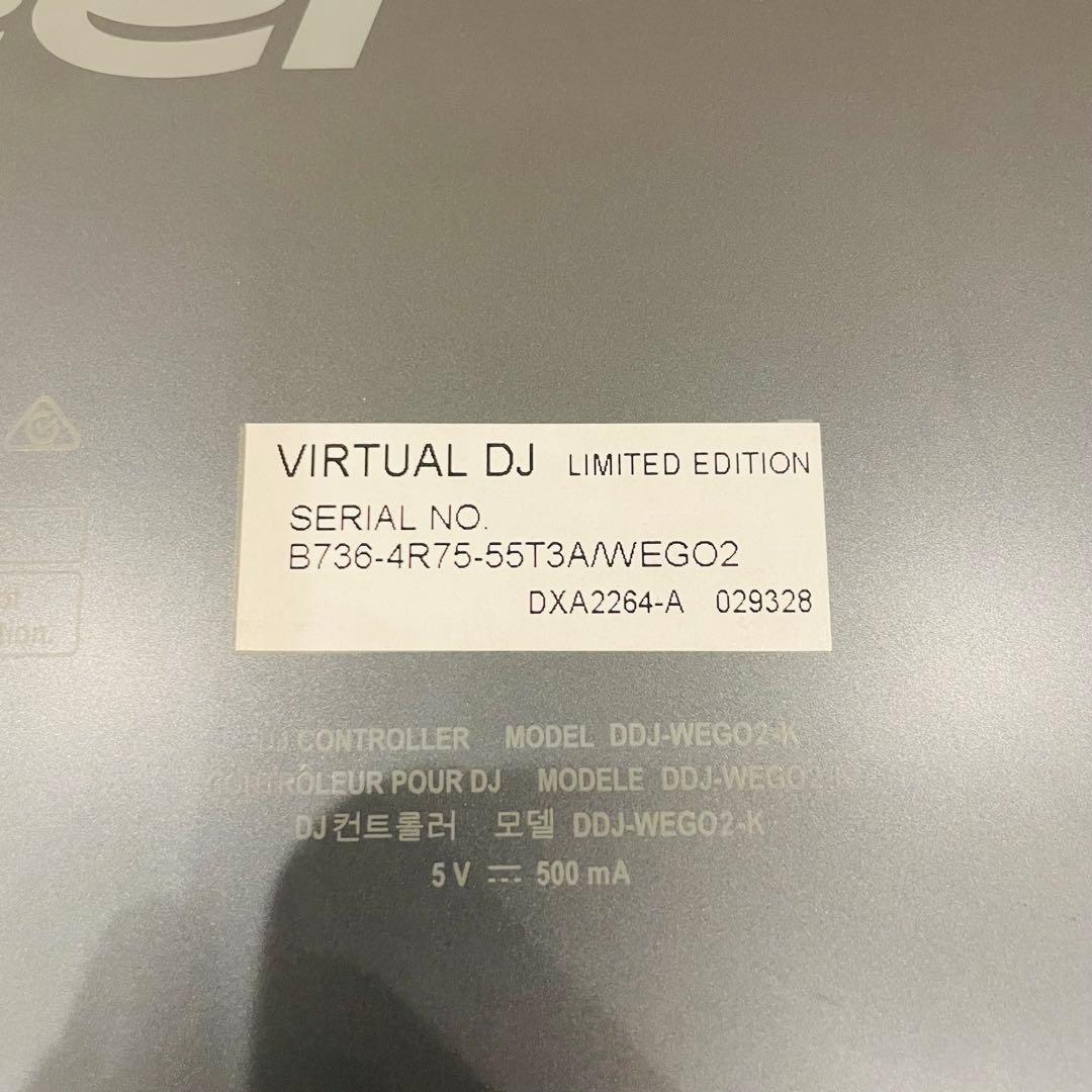 Pioneer DDJ-WEGO2-K パイオニア ミキサー コントローラー