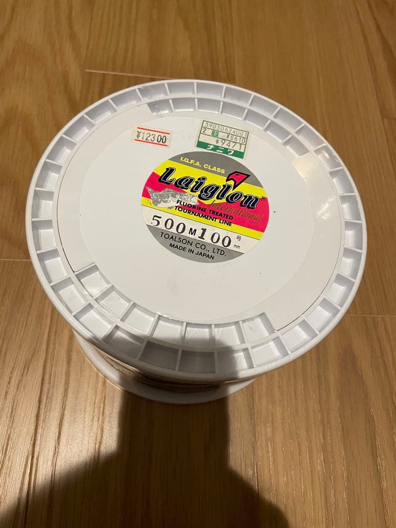 レグロン　100号　500メートル　がまくえ　牙城　クエ　石鯛