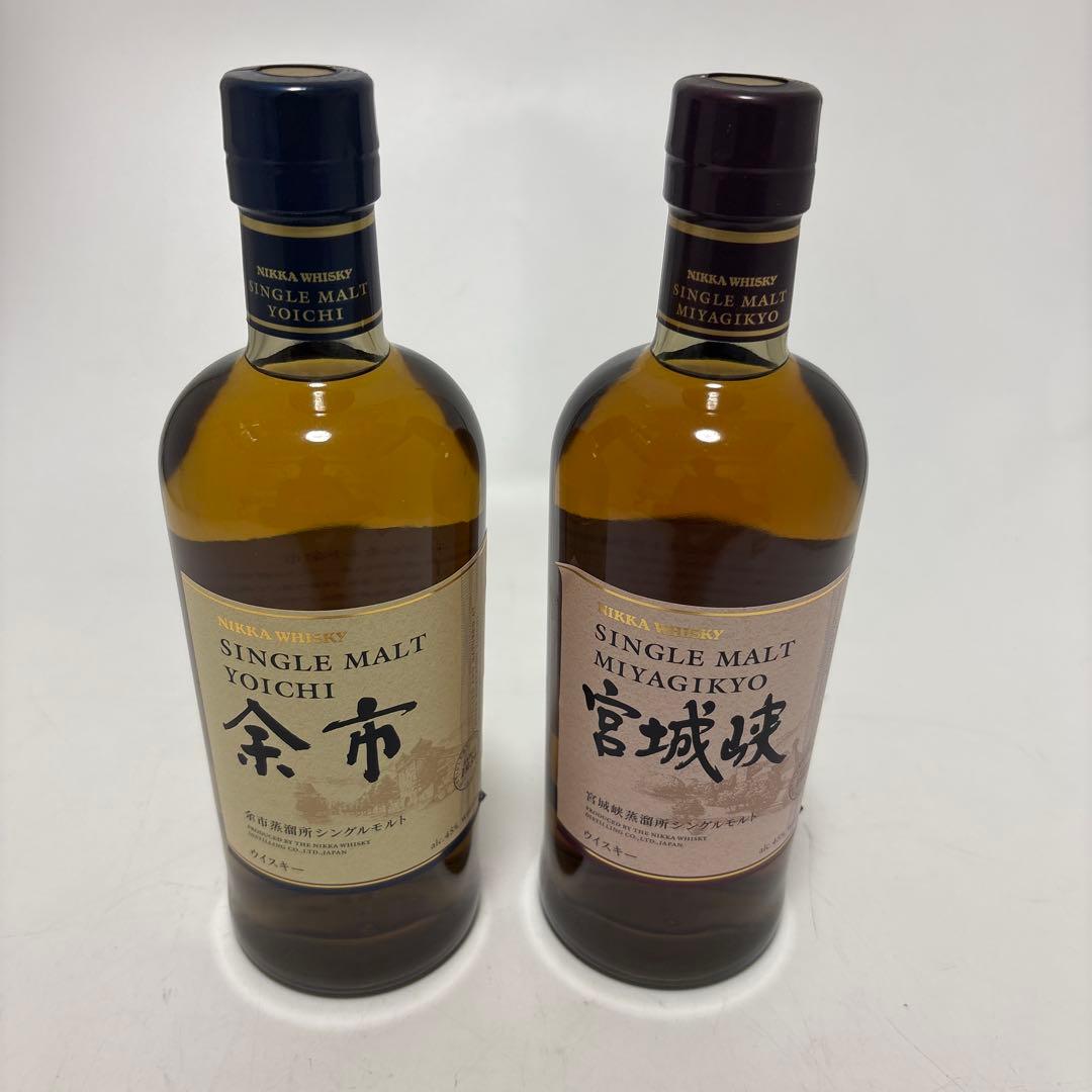 ダ*ー様 余市 宮城峡 2本セット ニッカ シングルモルト NIKKA ウイスキ