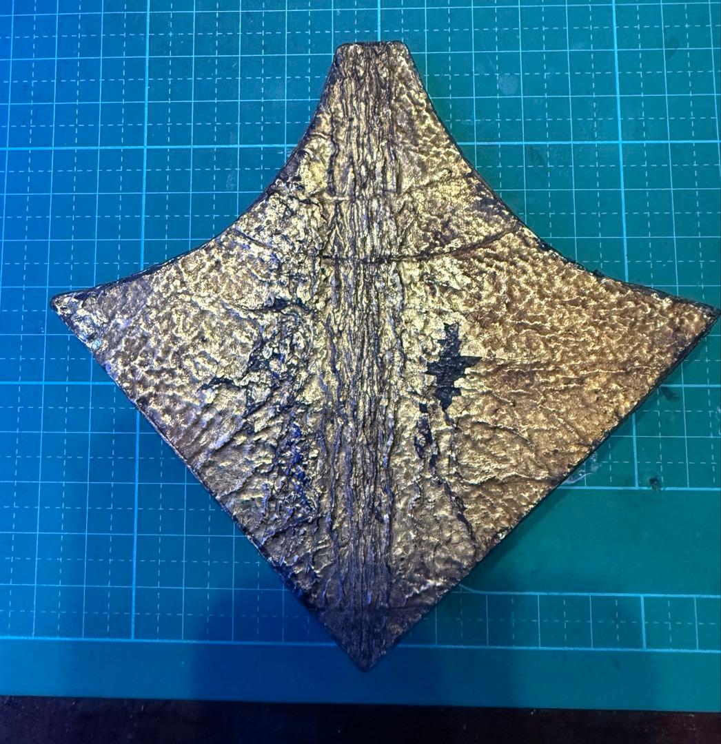 桃山期〜江戸期‼️希少‼️木製の三品‼️金彩脇立‼️前立‼️武具 甲冑‼️兜は付属しません‼️