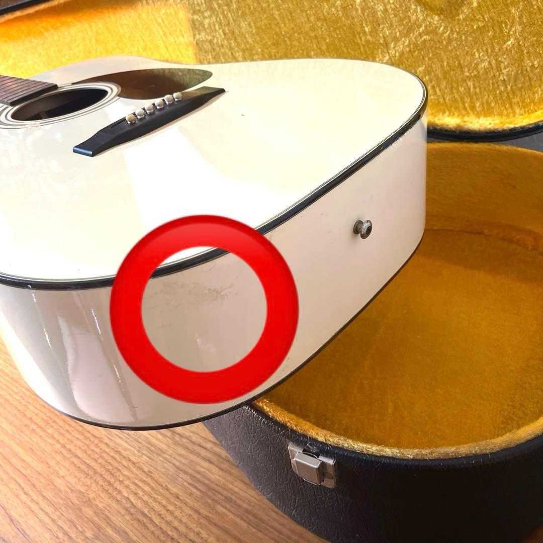 【商品】ヴィンテージ鈴木バイオリン ギター F-150W ホワイト　希少カラー